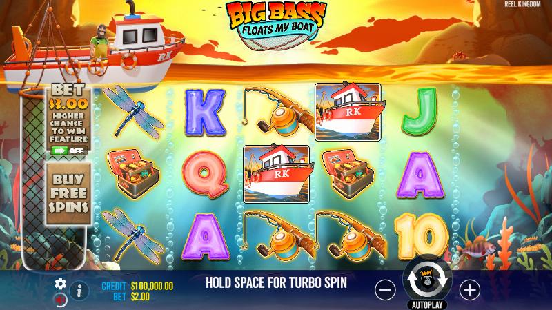 Геймплей слоту Big Bass Floats My Boat