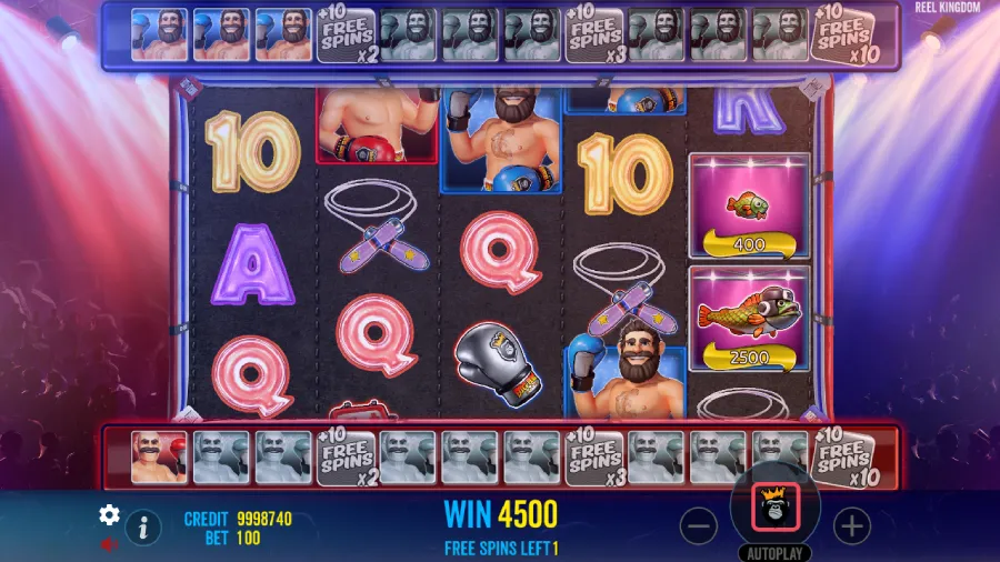 Геймплей слоту Big Bass Boxing Bonus Round