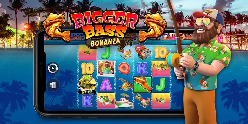 Геймплей слоту Bigger Bass Bonanza