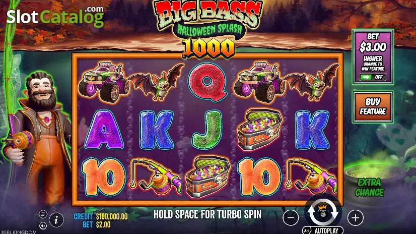 Геймплей слоту Big Bass Halloween Splash 1000