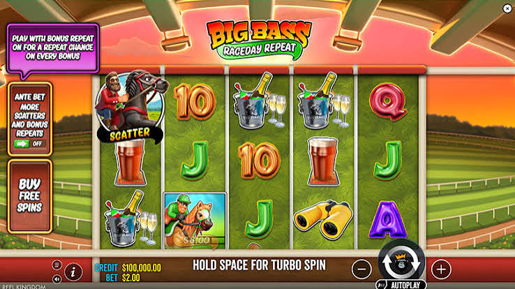 Геймплей слоту Big Bass Raceday Repeat