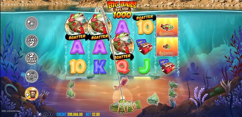 Геймплей слоту Big Bass Splash 1000