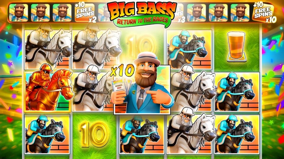 Геймплей слоту Big Bass Return to the Races